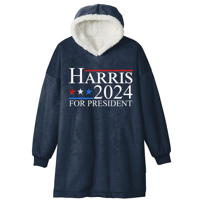 Vote Kamala Harris 2024 For President 2024 Election Hooded Wearable Blanket