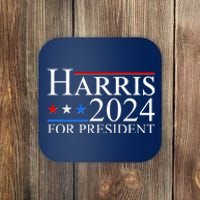 Vote Kamala Harris 2024 For President 2024 Election Coaster