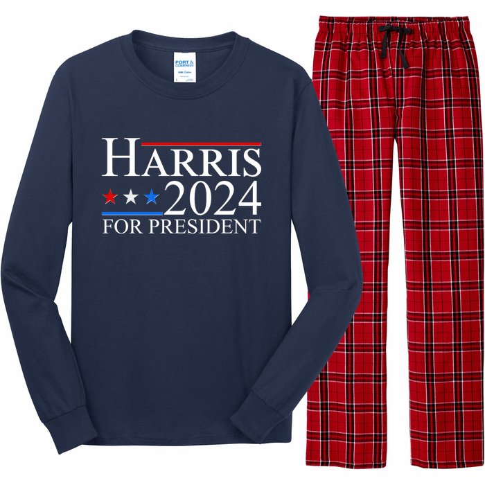 Vote Kamala Harris 2024 For President 2024 Election Long Sleeve Pajama Set