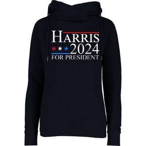 Vote Kamala Harris 2024 For President 2024 Election Womens Funnel Neck Pullover Hood