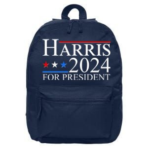 Vote Kamala Harris 2024 For President 2024 Election 16 in Basic Backpack