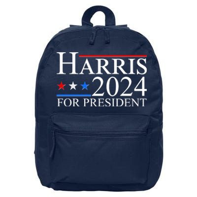 Vote Kamala Harris 2024 For President 2024 Election 16 in Basic Backpack