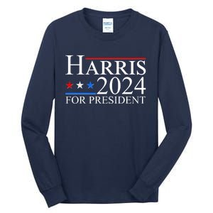 Vote Kamala Harris 2024 For President 2024 Election Tall Long Sleeve T-Shirt