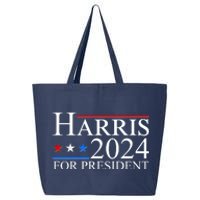 Vote Kamala Harris 2024 For President 2024 Election 25L Jumbo Tote