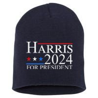 Vote Kamala Harris 2024 For President 2024 Election Short Acrylic Beanie