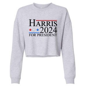 Vote Kamala Harris 2024 For President 2024 Election Cropped Pullover Crew