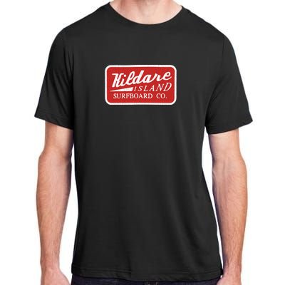 Vintage Kildare Island Surfboard Wear Paradise On Earth Adult ChromaSoft Performance T-Shirt