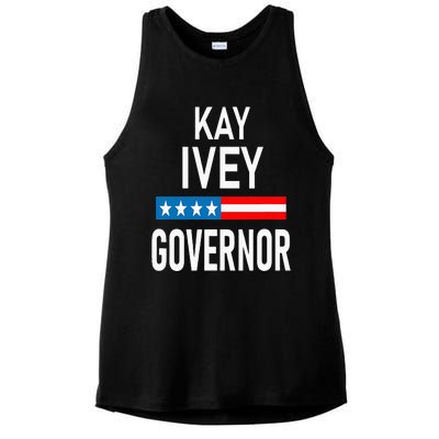 Vote Kay Ivey Alabama Governor Re Elect Kay Ivey Ladies PosiCharge Tri-Blend Wicking Tank