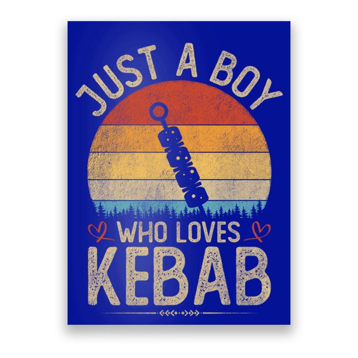 Vintage Kebab Just A Who Loves Kebab S Meaningful Gift Poster