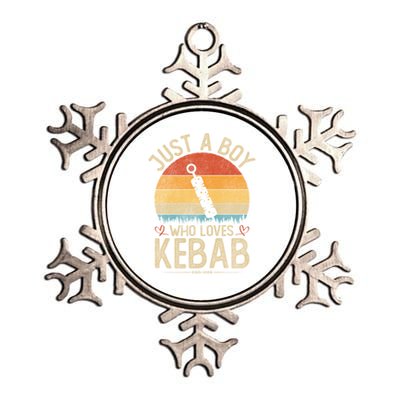 Vintage Kebab Just A Who Loves Kebab S Meaningful Gift Metallic Star Ornament