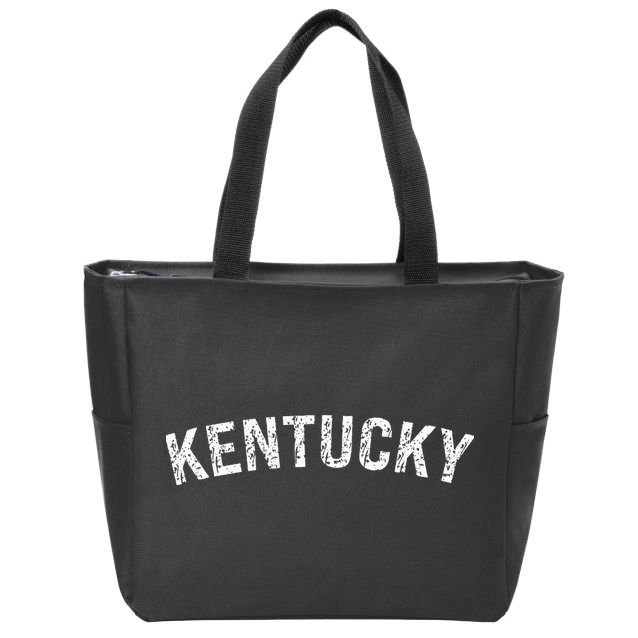 Vintage Kentucky Kentucky Blue Zip Tote Bag