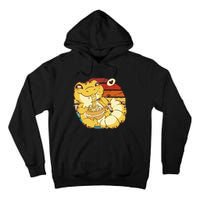 Vintage kawaii leopard gecko eating ra animal ra lover Tall Hoodie