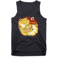 Vintage kawaii leopard gecko eating ra animal ra lover Tank Top