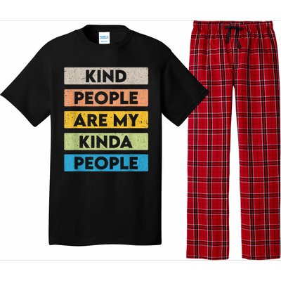 Vintage Kindness Message Be Kind Positive People Pajama Set