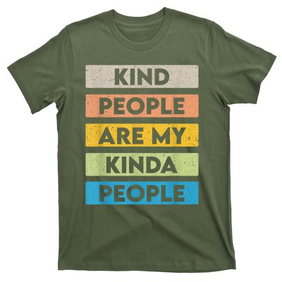 Vintage Kindness Message Be Kind Positive People T-Shirt