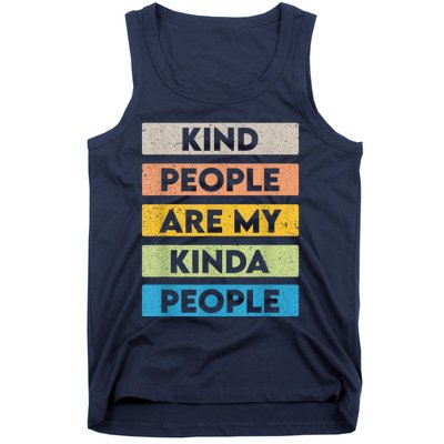 Vintage Kindness Message Be Kind Positive People Tank Top