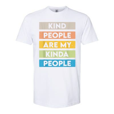 Vintage Kindness Message Be Kind Positive People Softstyle CVC T-Shirt