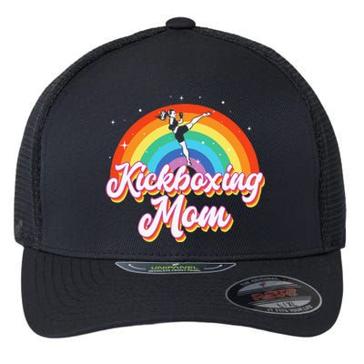 Vintage Kickboxing Mom Like A Normal Mom Only Cooler Flexfit Unipanel Trucker Cap