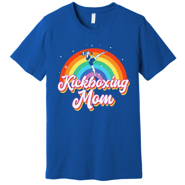 Vintage Kickboxing Mom Like A Normal Mom Only Cooler Premium T-Shirt