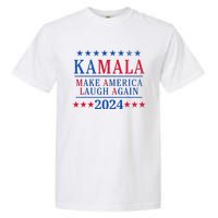 Vintage Kamala Make America Laugh Again Harris 2024 Election Garment-Dyed Heavyweight T-Shirt