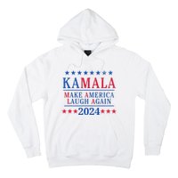 Vintage Kamala Make America Laugh Again Harris 2024 Election Hoodie