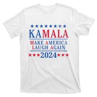 Vintage Kamala Make America Laugh Again Harris 2024 Election T-Shirt