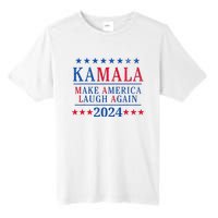 Vintage Kamala Make America Laugh Again Harris 2024 Election Tall Fusion ChromaSoft Performance T-Shirt