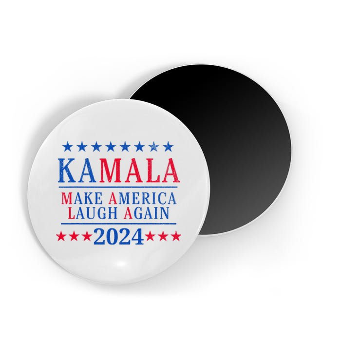 Vintage Kamala Make America Laugh Again Harris 2024 Election Magnet