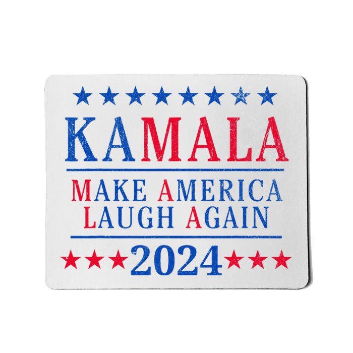 Vintage Kamala Make America Laugh Again Harris 2024 Election Mousepad