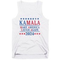 Vintage Kamala Make America Laugh Again Harris 2024 Election Tank Top