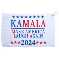 Vintage Kamala Make America Laugh Again Harris 2024 Election Grommeted Golf Towel