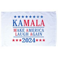 Vintage Kamala Make America Laugh Again Harris 2024 Election Microfiber Hand Towel