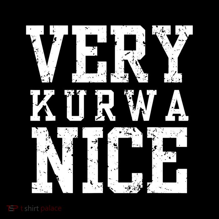 Very Kurwa Nice Retro Text Funny Bucket Hat