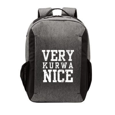 Very Kurwa Nice Retro Text Funny Vector Backpack