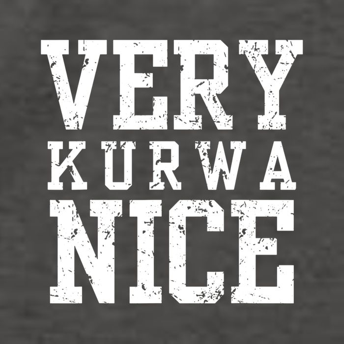 Very Kurwa Nice Retro Text Funny Vector Backpack