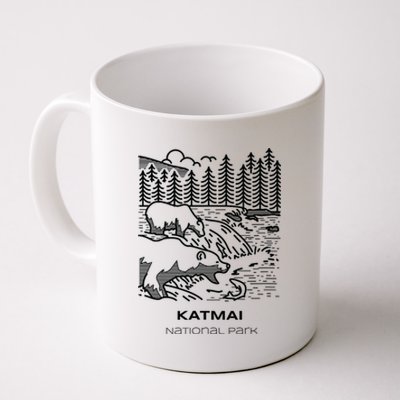 Vintage Katmai National Park Hike Coffee Mug