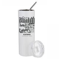 Vintage Katmai National Park Hike Stainless Steel Tumbler