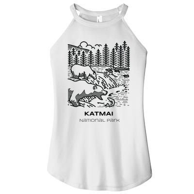 Vintage Katmai National Park Hike Women’s Perfect Tri Rocker Tank