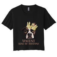 Vincent King Of Bostons Women's Crop Top Tee