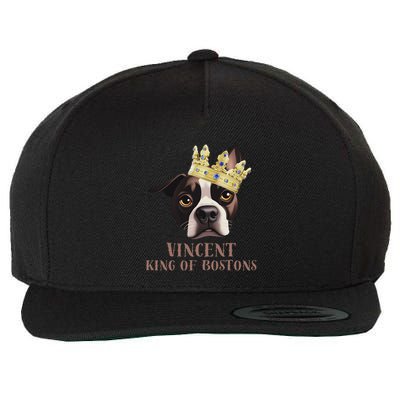 Vincent King Of Bostons Wool Snapback Cap