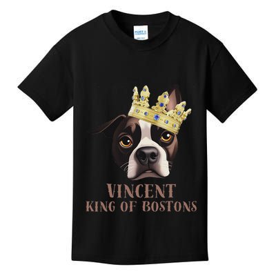 Vincent King Of Bostons Kids T-Shirt