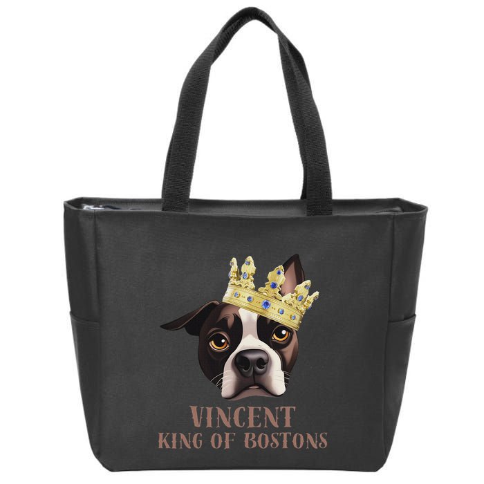 Vincent King Of Bostons Zip Tote Bag