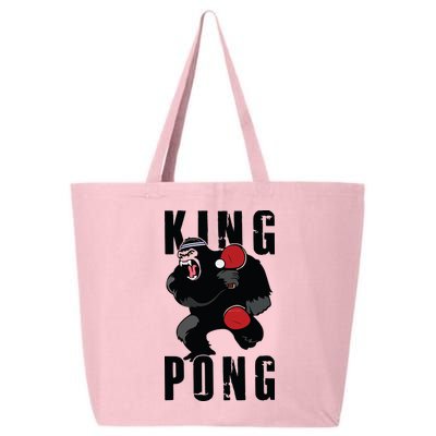 Vintage King Pong Ping Pong Table Tennis Player Game Gift 25L Jumbo Tote