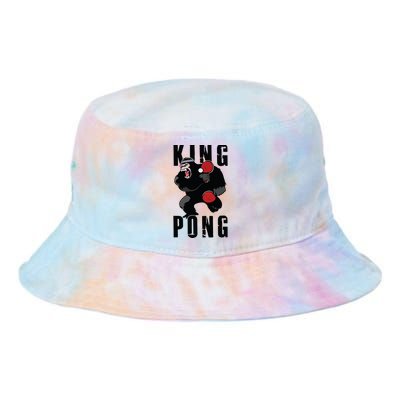 Vintage King Pong Ping Pong Table Tennis Player Game Gift Tie Dye Newport Bucket Hat