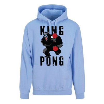 Vintage King Pong Ping Pong Table Tennis Player Game Gift Unisex Surf Hoodie