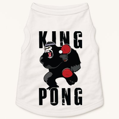 Vintage King Pong Ping Pong Table Tennis Player Game Gift Doggie Tank