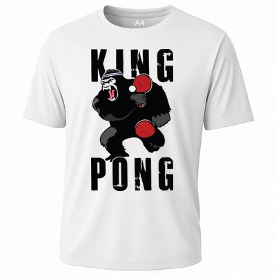 Vintage King Pong Ping Pong Table Tennis Player Game Gift Performance Shirt