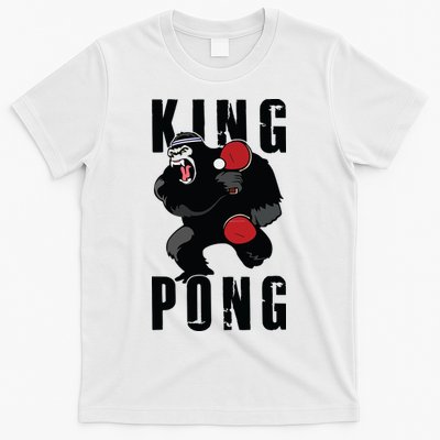 Vintage King Pong Ping Pong Table Tennis Player Game Gift T-Shirt