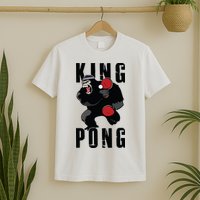 Vintage King Pong Ping Pong Table Tennis Player Game Gift T-Shirt