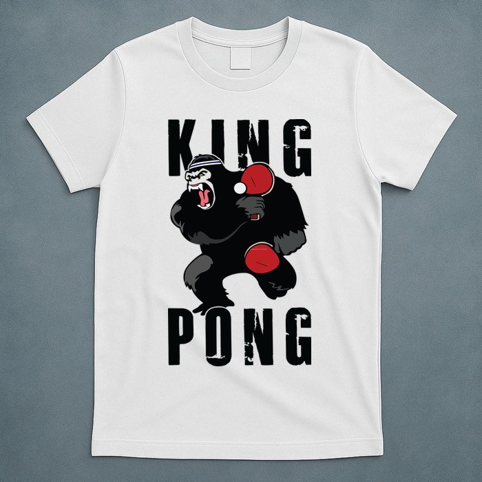 Vintage King Pong Ping Pong Table Tennis Player Game Gift T-Shirt